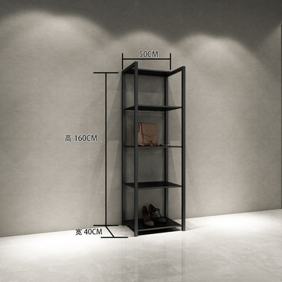 TGL Commercial Clothes Store Rack Iron MDF Material CE Certificate