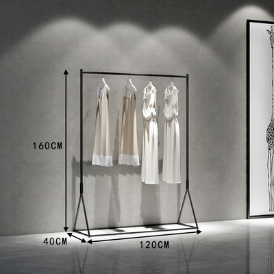 TGL Commercial Clothes Store Rack Iron MDF Material CE Certificate