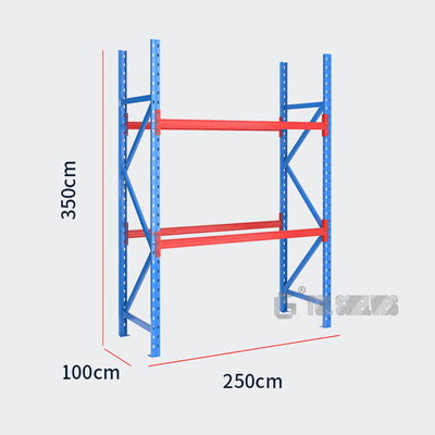 Heavy Duty Warehouse Shelf Racks 1000-5000kg each layer capacity Powder coating