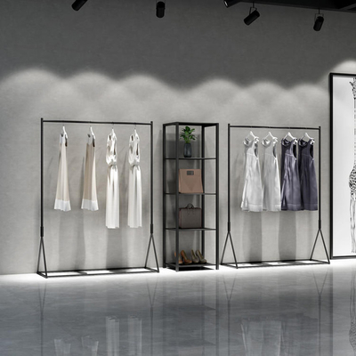 TGL Commercial Clothes Store Rack Iron MDF Material CE Certificate